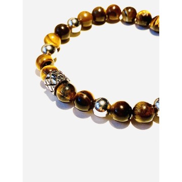 Tiger eye man bracelet