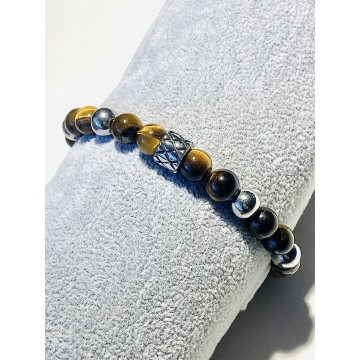 Tiger eye man bracelet