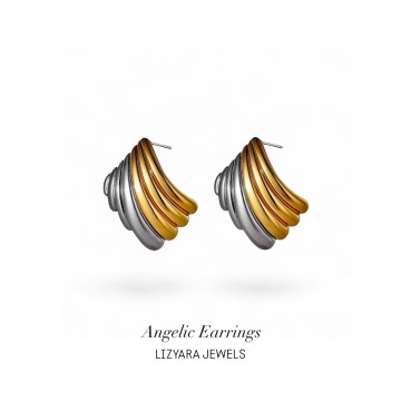 BRINCOS ANGELIC AÇO INOXIDÁVEL