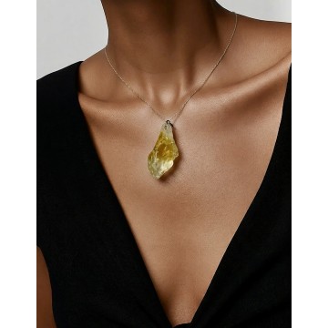 COLAR ALEGRIA E PROSPERIDADE CITRINO