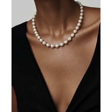 COLAR PEARL AÇO INOXIDÁVEL