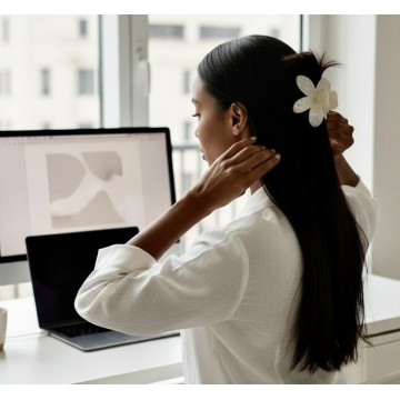 MOLA CABELO COR PÉROLA