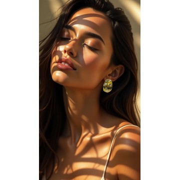 BRINCOS BALI AÇO DOURADO