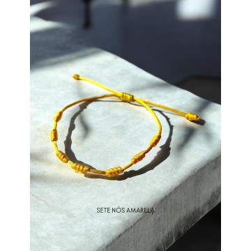 PULSEIRA SETE NÓS AMARELA