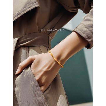 PULSEIRA SETE NÓS AMARELA