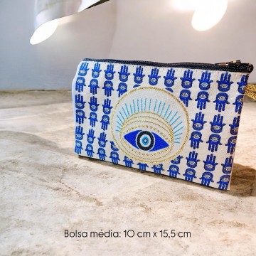 BOLSA TALISMÃ OLHO TURCO MEDIA
