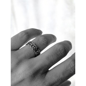 ANEL NÓ DA BRUXA AÇO AJUSTÁVEL