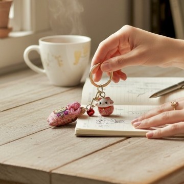 PORTA CHAVES GATO MANEKI NEKO