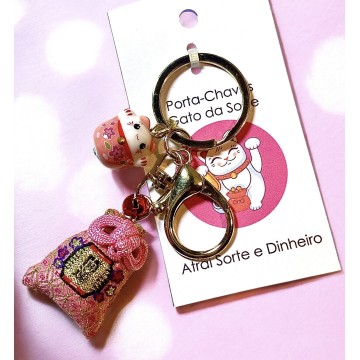 PORTA CHAVES GATO MANEKI NEKO