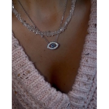 COLAR PROTEÇÃO OLHO TURCO – AÇO INOXIDÁVEL