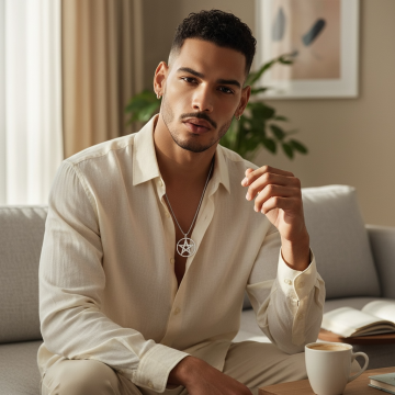 COLAR PROTEÇÃO PENTAGRAMA