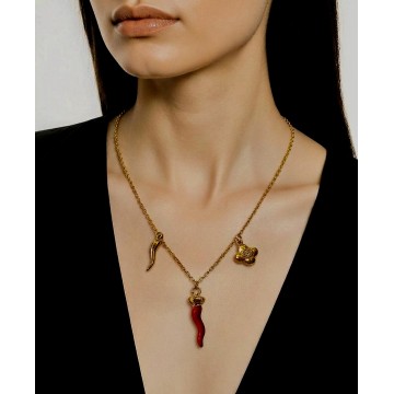 COLAR TRIPLO PODER – PROTEÇÃO, SORTE E ENERGIA