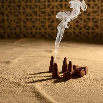 CONES DE INCENSO SÂNDALO – BACKFLOW