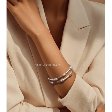 PULSEIRA SETE NÓS BRANCA