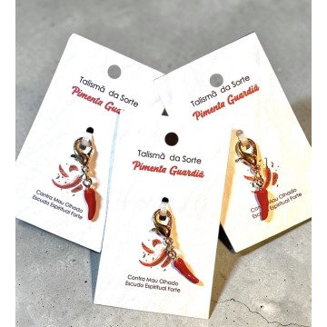 TALISMÃ PIMENTA VERMELHA GUARDIÃ