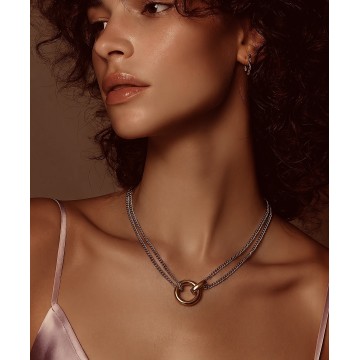 COLAR INNER CIRCLE AÇO INOXIDÁVEL