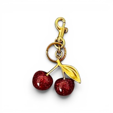 BAG CHARM CHERRY