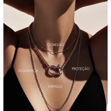 COLAR SILVER LOCK