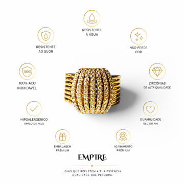 ANEL EMPIRE AÇO PREMIUM