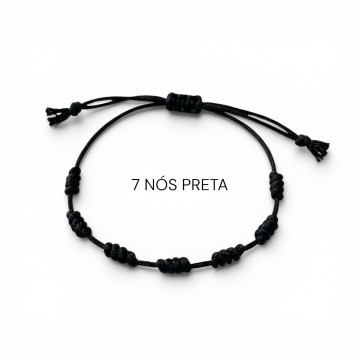 PULSEIRA SETE NÓS PRETA