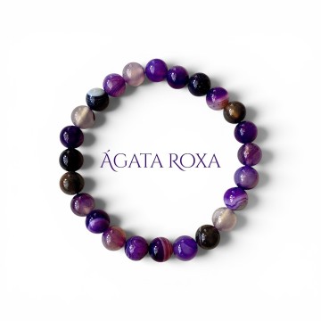 PULSEIRA ÁGATA ROXA