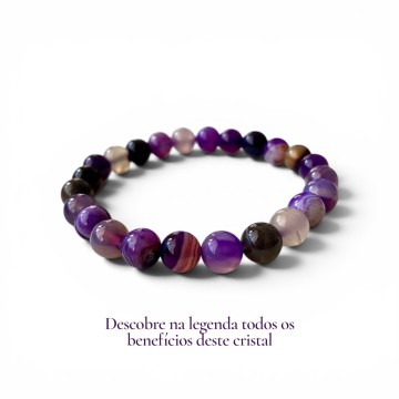 PULSEIRA ÁGATA ROXA