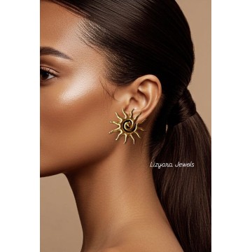 BRINCOS SOL DOURADO – LUZ E ENERGIA