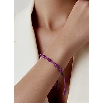 PULSEIRA SETE NÓS LILÁS