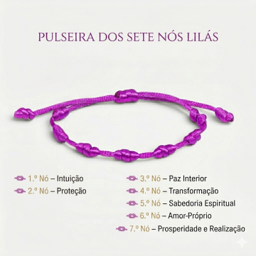 PULSEIRA SETE NÓS LILÁS