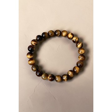 PULSEIRA OLHO DE TIGRE 8MM