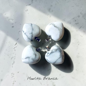 PENDENTE HOWLITA BRANCA