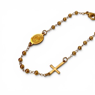 PULSEIRA SÃO BENTO AÇO DOURADA