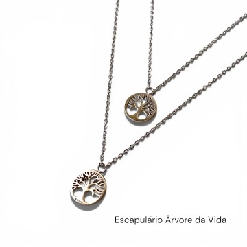 COLAR ESCAPULÁRIO ÁRVORE DA VIDA