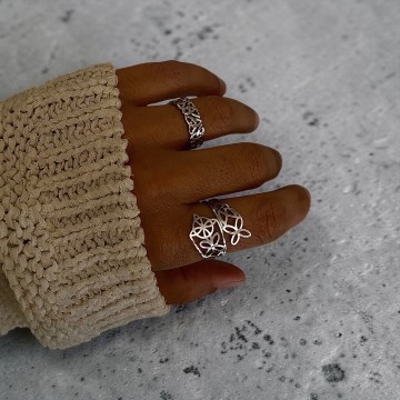 ANEL NÓ DA BRUXA AÇO AJUSTAVEL