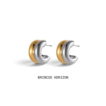 BRINCOS HORIZON AÇO INOXIDÁVEL