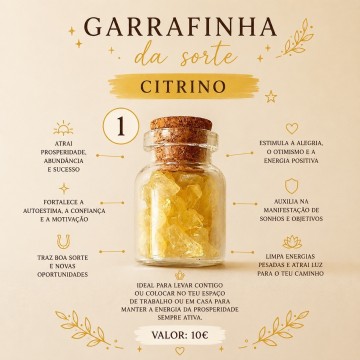 GARRAFINHA DA SORTE CITRINO