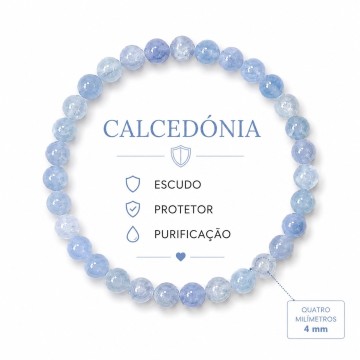 PULSEIRA CALCEDÓNIA 4mm