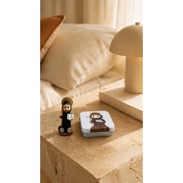 ESTÁTUA SÃO BENTO 5cm