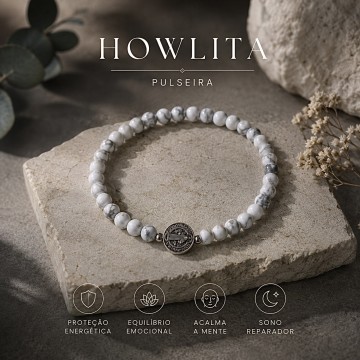 PULSEIRA HOWLITA BRANCA COM SÃO BENTO