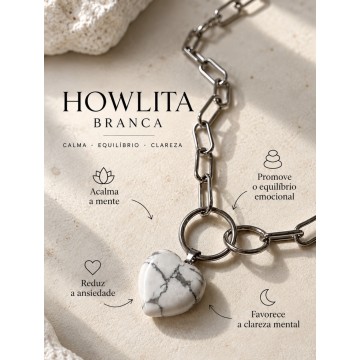COLAR HOWLITA BRANCA