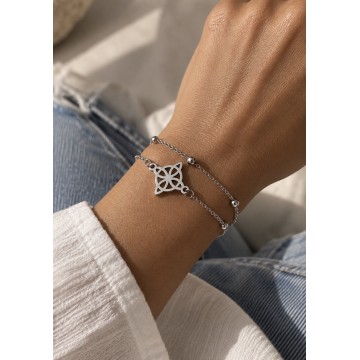 PULSEIRA NÓ DA BRUXA DUPLA AÇO