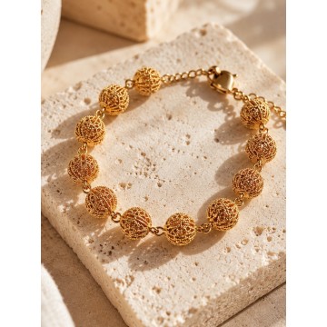 PULSEIRA BOLAS VIANA AÇO PREMIUM