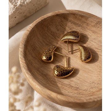 BRINCOS BABY DROP MARTELADOS
