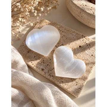 CORAÇÃO DE SELENITE CORAÇÃO DE SELENITE Símbolo de pureza e serenidade