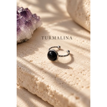 ANEL TURMALINA NEGRA