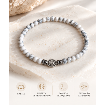 PULSEIRA HOWLITA BRANCA COM SÃO BENTO