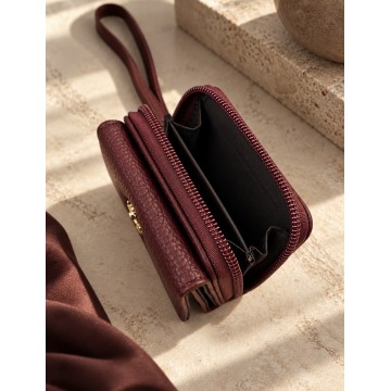 PORTA-MOEDAS BURGUNDY