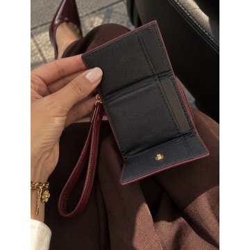 PORTA-MOEDAS BURGUNDY