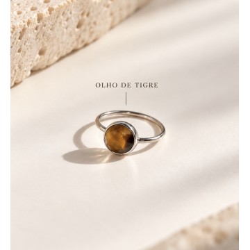 ANEL OLHO TIGRE CRISTAL