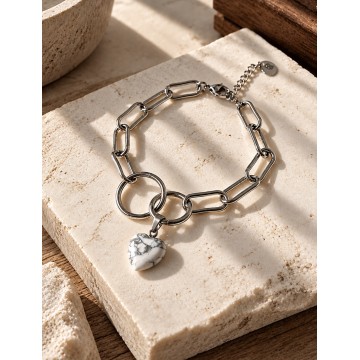 PULSEIRA HOWLITA BRANCA AÇO